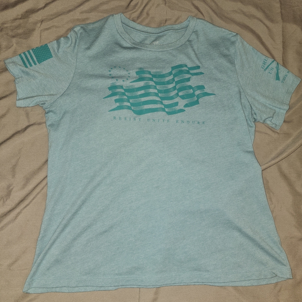 Grunt Style Teal Graphic Tee